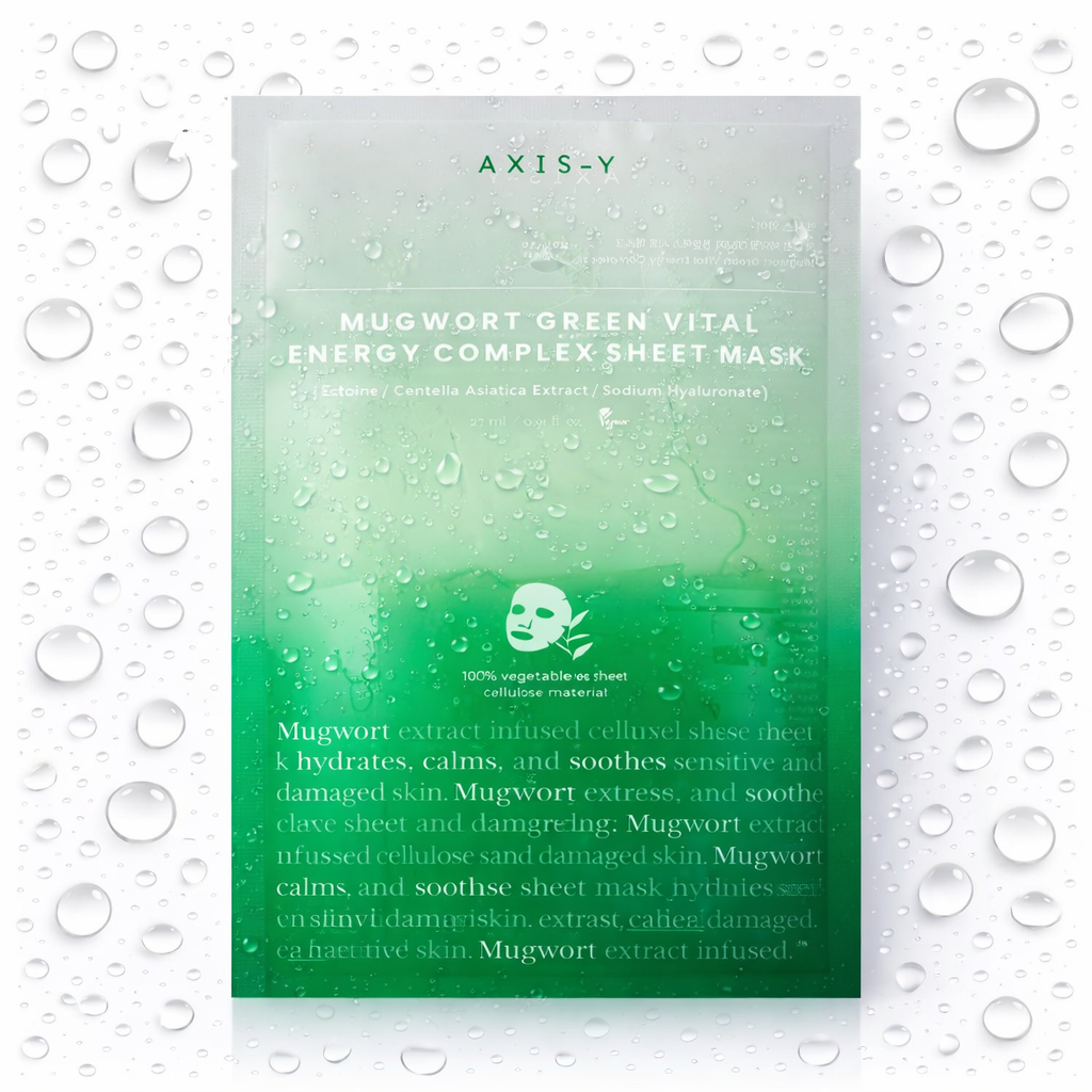 AXIS-Y - Mugwort Green Vital Energy Complex Sheet Mask 27ml