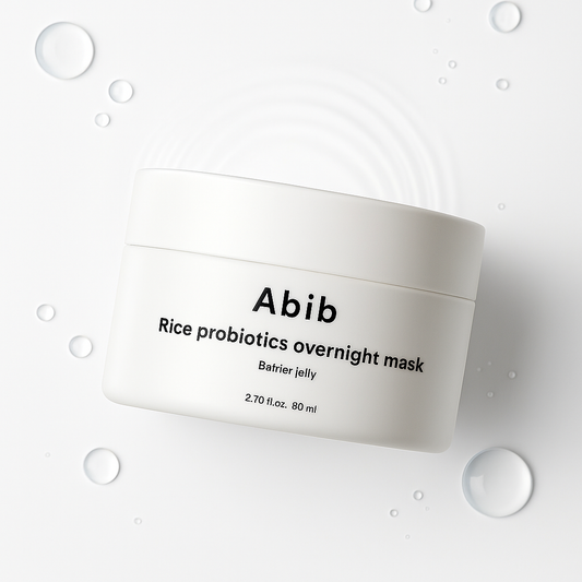 Abib - Masque de nuit probiotique au riz, gelée barrière 80 ml