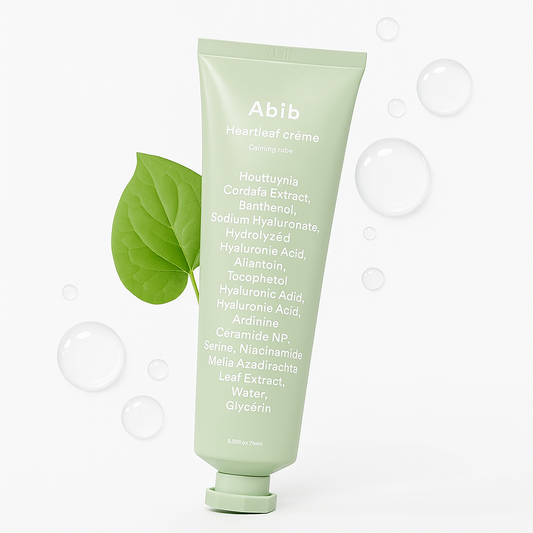 Abib - Crème apaisante Heartleaf, tube de 75 ml