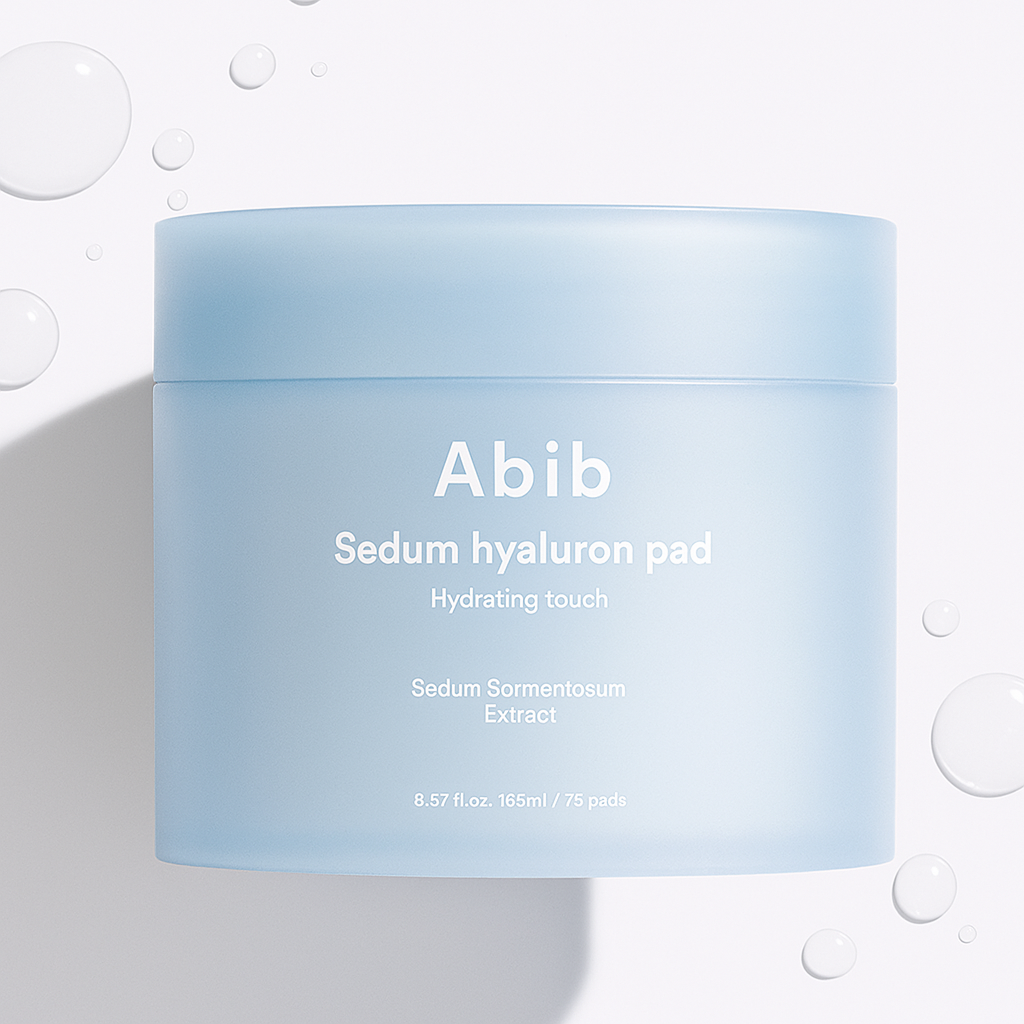 Abib - Tampons hydratants Sedum Hyaluron Toucher 165 ml, 75 tampons