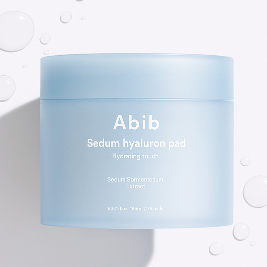 Abib - Tampons hydratants Sedum Hyaluron Toucher 165 ml, 75 tampons