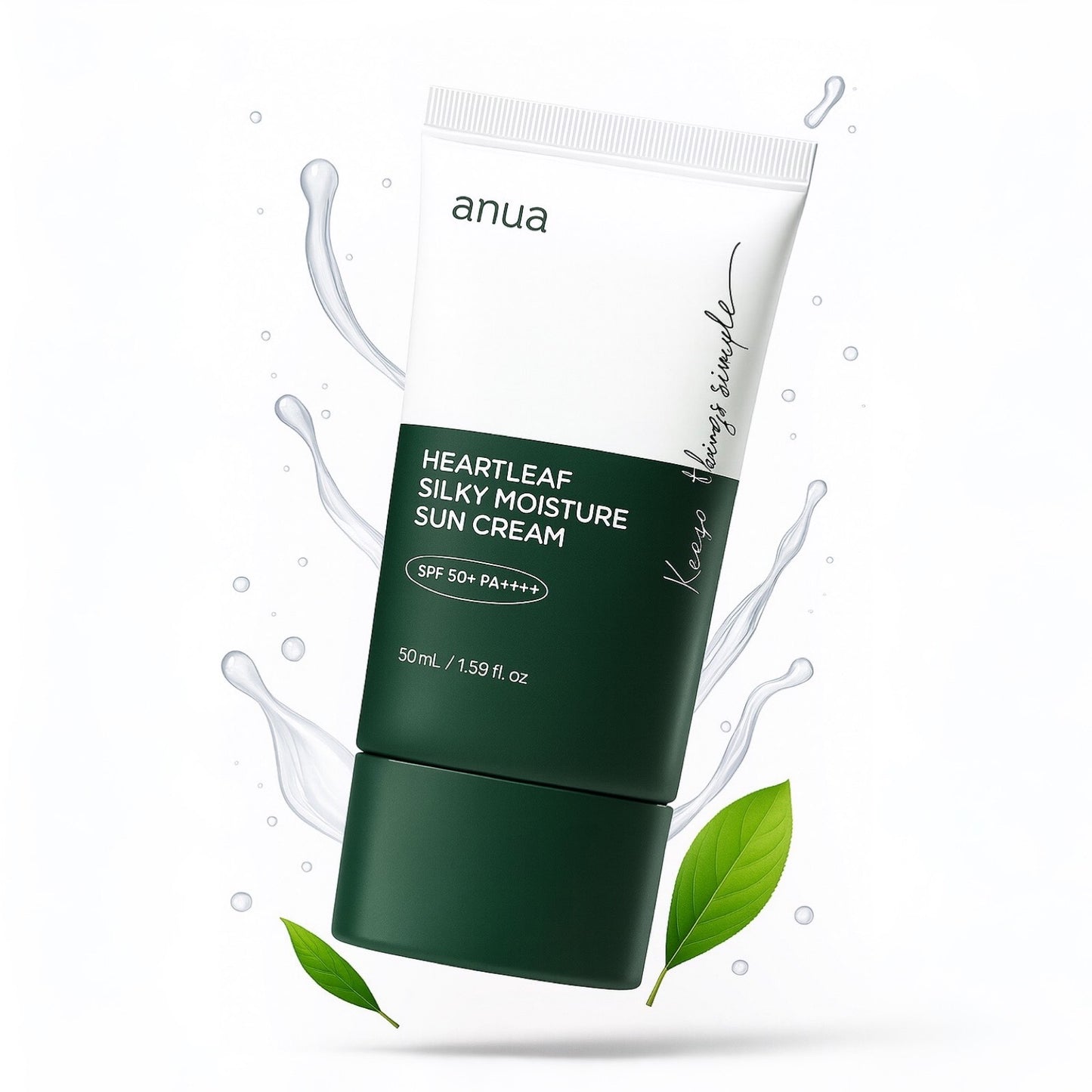 Anua - Heartleaf Silky Moisture Sunscreen 50ml