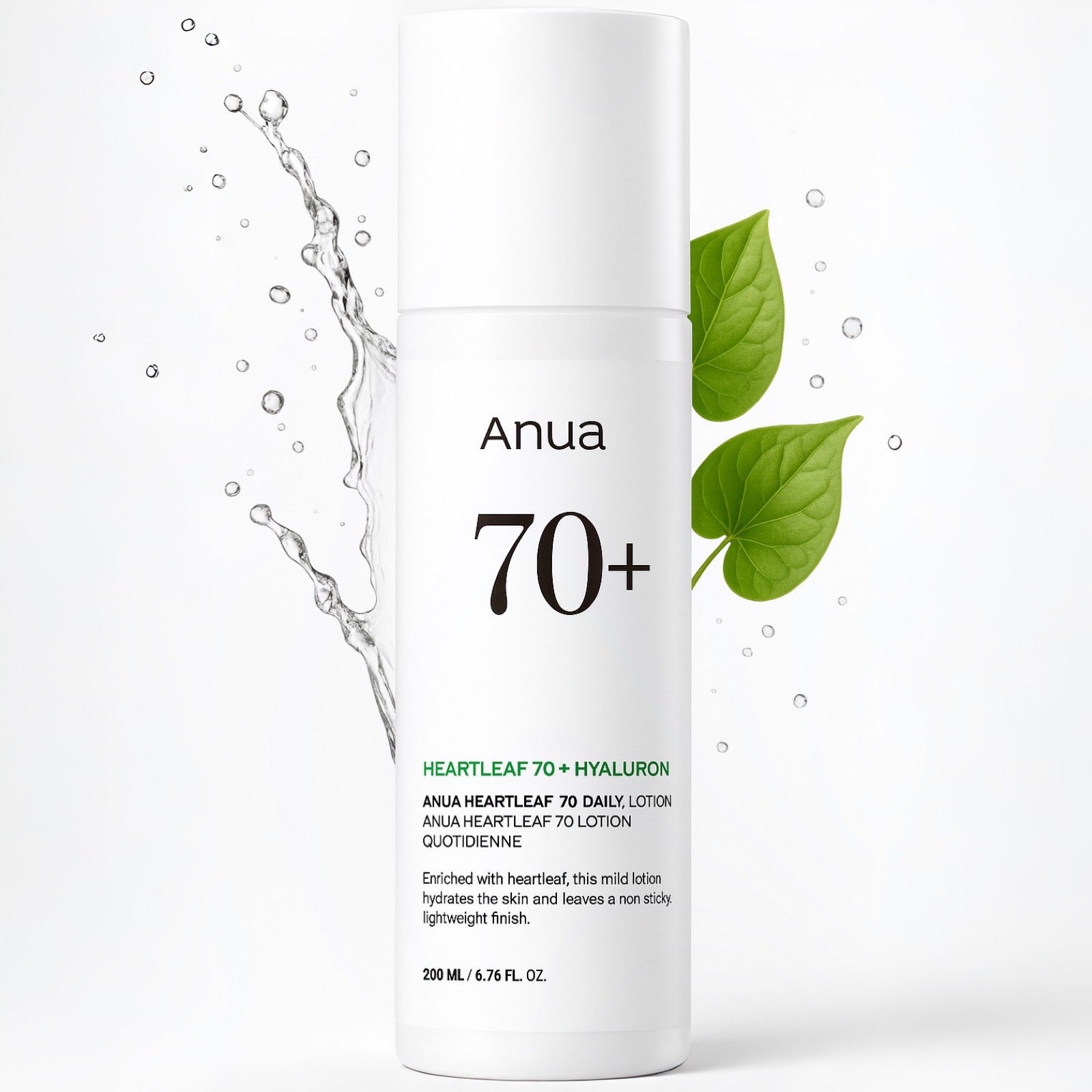 Anua Heartleaf 70% Daily Lotion – Lightweight Soothing Care – K-Touch