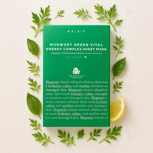 AXIS-Y - Mugwort Green Vital Energy Complex Sheet Mask 27ml
