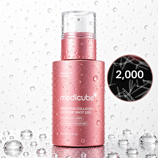 Medicube - PDRN Pink Collagen exosome shot ampoule 2000 30ml