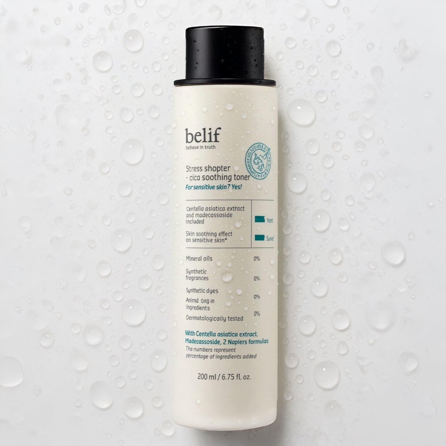 Belif - Stress shooter - cica soothing toner 200ml