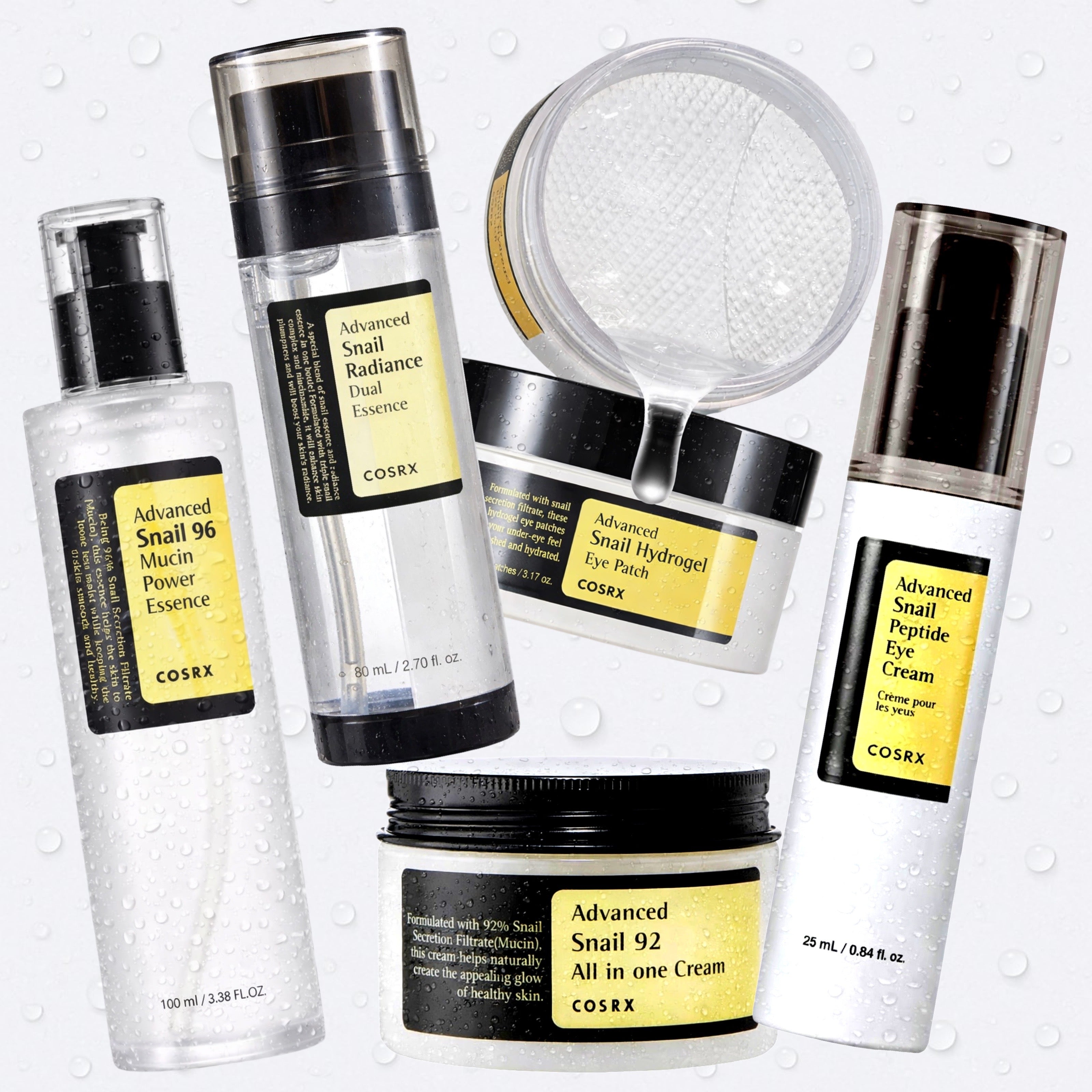COSRX Snail Mucin 5-Step Repair Set | Save $16 + 2 Free Gifts – K